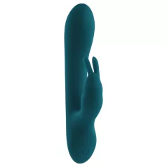   Playboy Rabbit - vibratore rabbit ricaricabile impermeabile silicone turchese