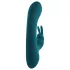 Playboy Rabbit - vibratore rabbit ricaricabile impermeabile silicone turchese