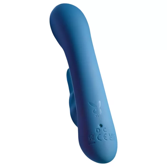 Playboy Rabbit - vibratore rabbit ricaricabile impermeabile silicone turchese