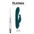 Playboy Rabbit - vibratore rabbit ricaricabile impermeabile silicone turchese