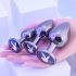 Playboy - Set anale 3 pezzi (argento)