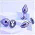 Playboy - Set anale 3 pezzi (argento)