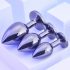 Playboy - Set anale 3 pezzi (argento)