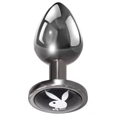 Playboy Tux - plug anale piccolo - color argento