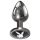 Playboy Tux - plug anale piccolo (argento)
