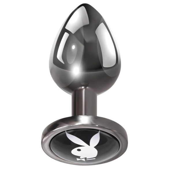 Playboy Tux - plug anale piccolo (argento)
