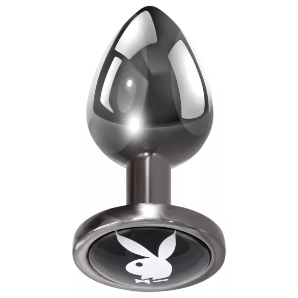 Playboy Tux - plug anale piccolo - color argento