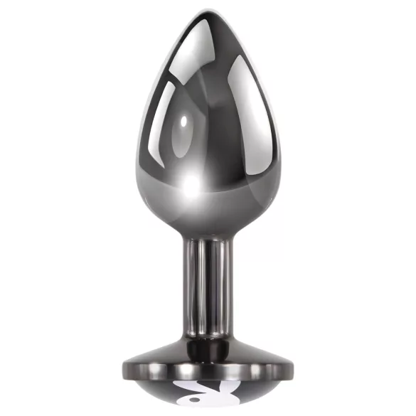 Playboy Tux - plug anale piccolo - color argento