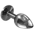 Playboy Tux - plug anale piccolo - color argento