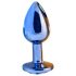 Playboy Tux - plug anale piccolo (argento)