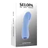 Evolved - vibratore per dita testurizzato - silicone blu