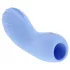 Evolved - vibratore per dita testurizzato - silicone blu