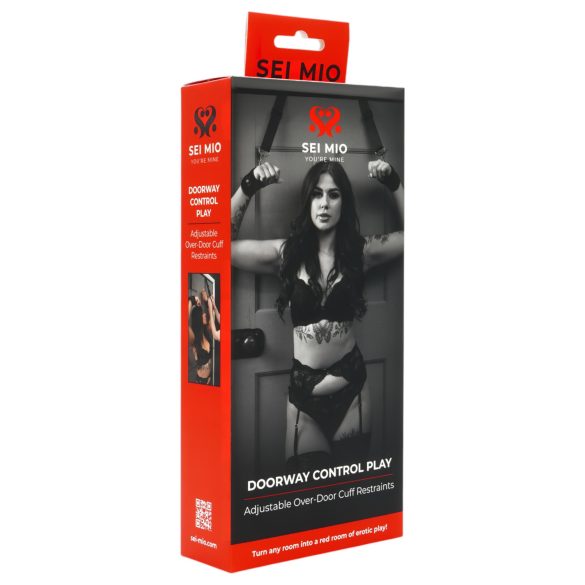 Sei Mio - set di fissaggio per porta (nero)