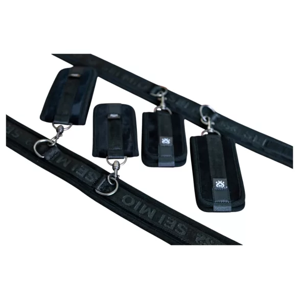 Sei Mio - set manette per cosce polsi caviglie - nero