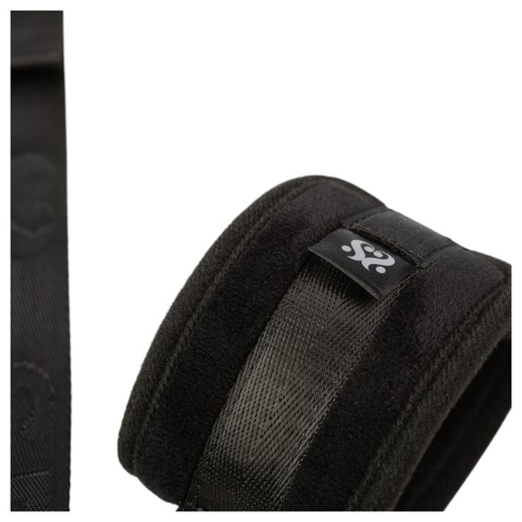 Sei Mio - manette e collare regolabile - ecopelle nera