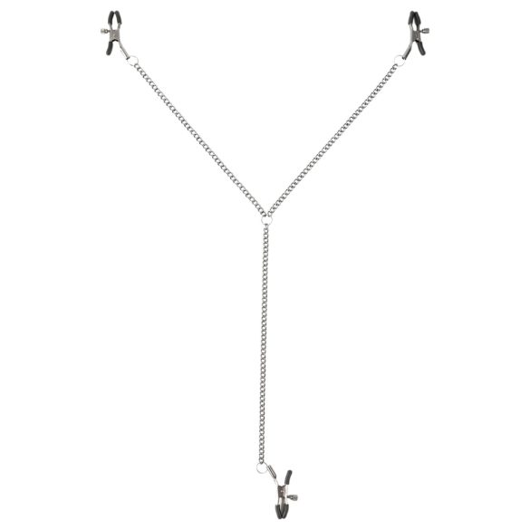 Sei Mio - pinzette per capezzoli e labbra (nero)