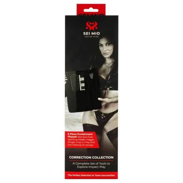 Sei Mio - set accessori bondage - 5 pezzi - nero