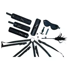 Sei Mio - set bondage da letto regolabile - nero