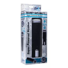   Master-Bot - Masturbatore nero con bocca morbida e setole in movimento su-giù