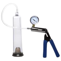   Tom Heavy Duty - pompa per pene con leva in metallo - trasparente