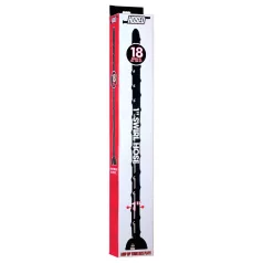 Hosed Swirl Thin Anal Snake 18 - dildo anale sottile - nero