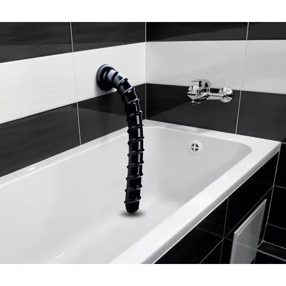 Hosed Swirl Tchick Anal Snake 18 - dildo anale - nero