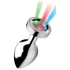 Booty Sparks - plug anale luminoso - misura media - argento