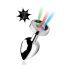 Booty Sparks - Plug Anale Luminoso - Grande (Argento)