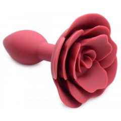   Dildo Anale in Silicone Bloom" con Rosa - Serie Master (rosso)"