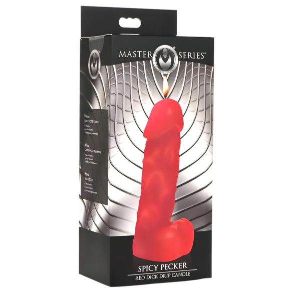 Candela Piccante - Grande Con Forma di Pene e Testicoli