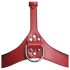 Strict - imbracatura corpo con collo (rosso) - M/L
