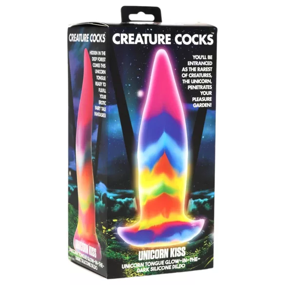 Creature Cocks Tongue - dildo luminoso in silicone - 21cm