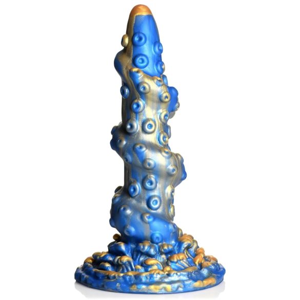 Creature Cocks Kraken - dildo tentacolo spirale - 21cm oro blu