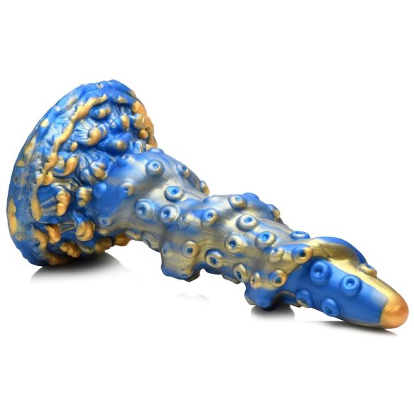 Creature Cocks Kraken - dildo tentacolo spirale - 21cm oro blu
