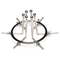   XR Brands Oculus - plug anale dilatatore - acciaio inox argento