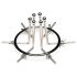 XR Brands Oculus - espansore in acciaio inossidabile (argento)