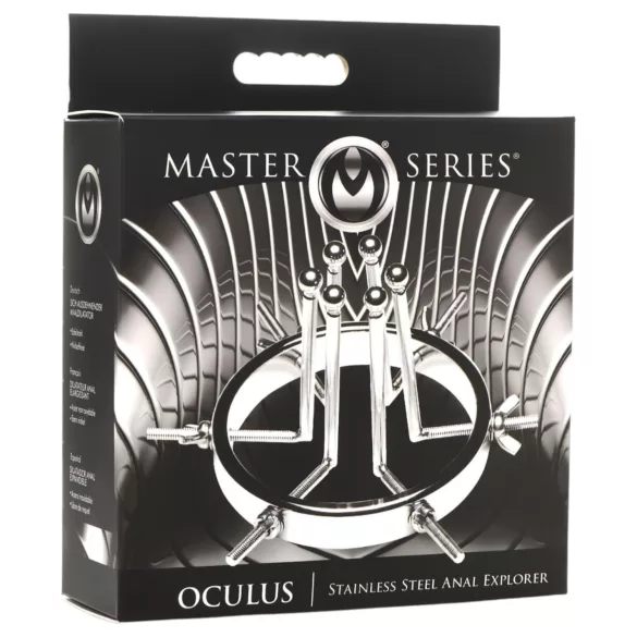 XR Brands Oculus - plug anale dilatatore - acciaio inox argento