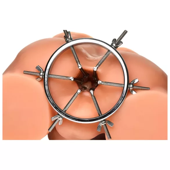 XR Brands Oculus - plug anale dilatatore - acciaio inox argento