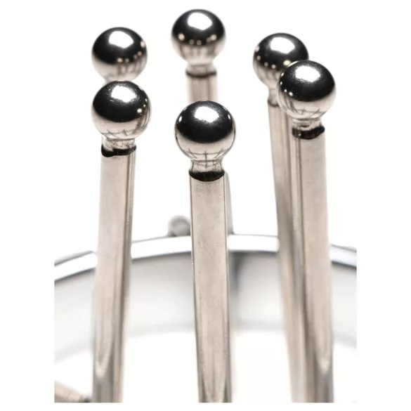 XR Brands Oculus - plug anale dilatatore - acciaio inox argento