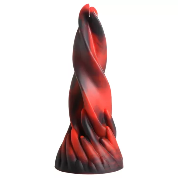 Creature Cocks Hell Kiss - dildo in silicone ritorto - 19 cm (rosso)