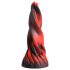Creature Cocks Hell Kiss - Dildo in Silicone Twistato - 19cm (Rosso)