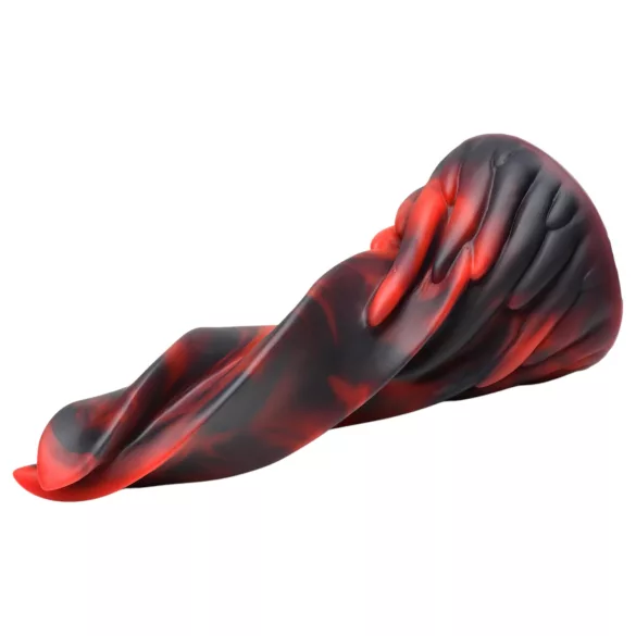 Creature Cocks Hell Kiss - dildo in silicone ritorto - 19 cm (rosso)