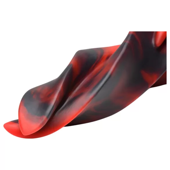 Creature Cocks Hell Kiss - dildo in silicone ritorto - 19 cm (rosso)