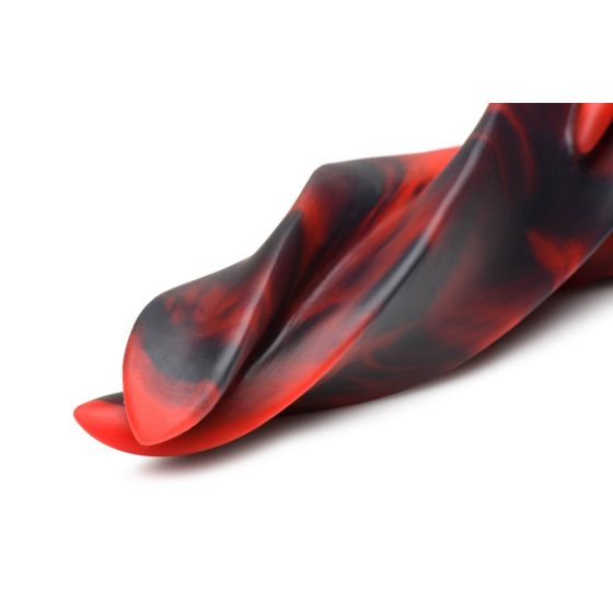 Baci Infernali di Creature Cocks - dildo in silicone contorto - 19cm (rosso)