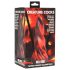 Creature Cocks Hell Kiss - Dildo in Silicone Twistato - 19cm (Rosso)