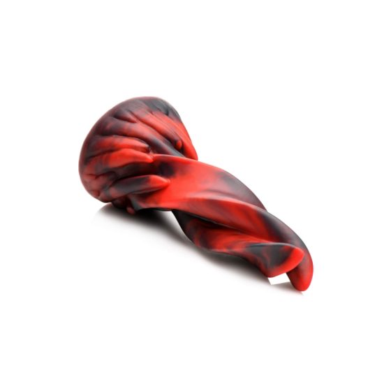 Baci Infernali di Creature Cocks - dildo in silicone contorto - 19cm (rosso)