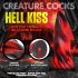 Creature Cocks Hell Kiss - Dildo in Silicone Twistato - 19cm (Rosso)