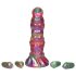 Creature Cocks Larva - Dildo alieno ovopositore (arcobaleno)