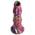 Creature Cocks Larva - Dildo alieno ovopositore (arcobaleno)