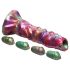 Creature Cocks Larva - Dildo alieno ovopositore (arcobaleno)